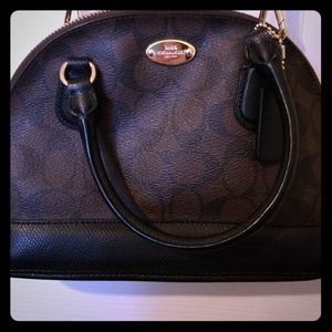 Coach Signature Mini Satchel EUC